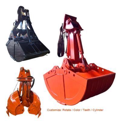 Китай Heavy Duty Excavator Clam Bucket , Clamshell Grab Bucket For Cat320 Pc200 продается