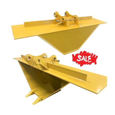 China Komatsu Excavator V Ditch Bucket , Q355B Antiwear Trapezoidal V Ditching Bucket for sale