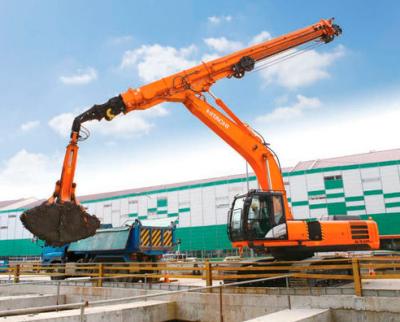 China Subway Excavating Machinery Telescopic Excavator Sliding Arm For Hitachi Zx490 for sale