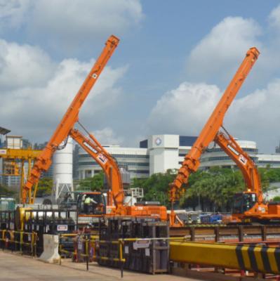 China CAT320 Long Boom Excavator Telescopic Arm , Excavator Telescopic Boom With Bucket for sale