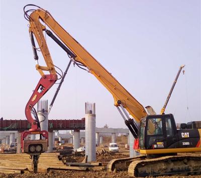 China Steel Excavator Pile Driving With 25 MPa Max Pressure 15M Depth Torque And Speed for sale