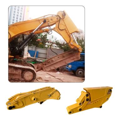 China Shorten Arm High Effective Excavator Tunnel Boom With Bucket for sale