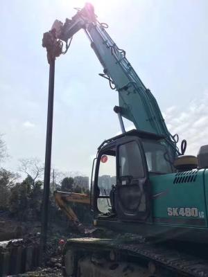 China High efficiency excavator PC360 pile driving arm large and small arm opening angle 160 degrees Q355B pile driving and pulling piles suitable for municipal engineering 36T for sale