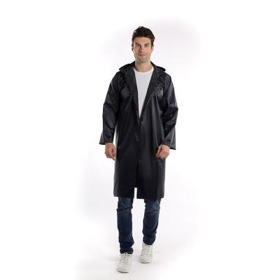 China Factory fashion 0.25mm raincoat bachelor raincoats PVC new arrival high quality thicker fabric men's raincoats for sale