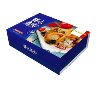 China Seafood Packaging China Manufacturer Customized Storage Plastic Shrimp White Seafood Food Packaging Box for sale