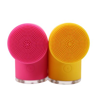 China Amazon Hot Sale Silicone Face Cleansing Brush Waterproof Electric Facial Detergent for sale