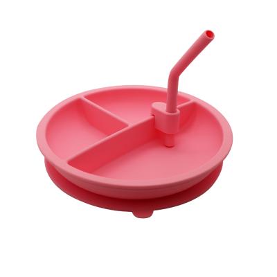 China Casual Baby Silicone Suction Bowl Baby Food Silicone Feeding Bowl with Lid for sale