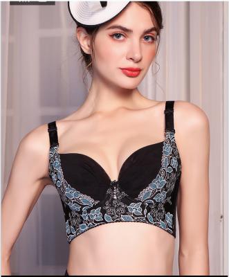 China Factory Direct Selling Breathable Lace Shorts Bra Gather Adjustable Body Shaping Mold Bra Underwear for sale