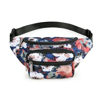 China SINOVOW Water Proof Fashion Casual Waist Bag Pack For Boys Girls With 5 Zipper Pockets Waist Pack Belt Bags for sale