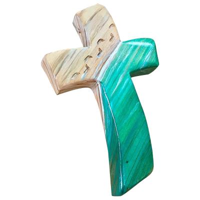 China Unique hand painted CLASSIC Chinese wooden crucifix maker from Handmade Wooden Crosses for sale