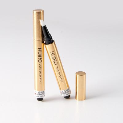 China HUIHO Gold Lip Pencil Lip Gloss Luxury Private Label Aluminum Lip Gloss Tubes Cosmetic Eco Friendly Empty Bottle for sale