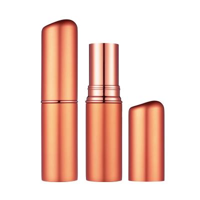 China HUIHO 16mm Orange Rose Gold Empty Concealer Packaging Cosmetic Hot Selling Container Round Base Lipstick Concealer Aluminum Tube for sale