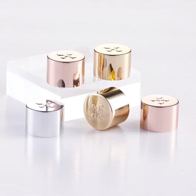 China HUIHO New Trends Rose Gold Silver Cosmetic Packaging Container Parts Lip Gloss Cosmetic Luxury Tube Aluminum Lids for sale