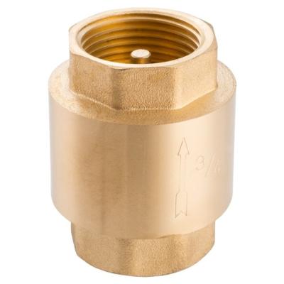 China General 1/2 - 4 Inch DN15-DN100 Threaded Core Brass Vertical Spring Check Valve for sale