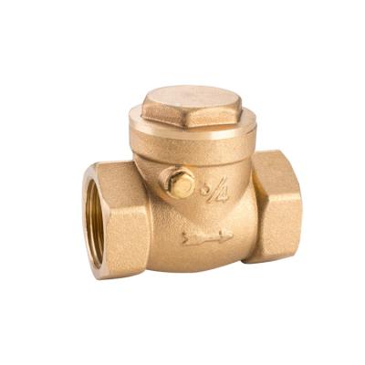 China General China Manufacturer Price Brass Horizontal PN16 Non-Return Swing Check Valve 1