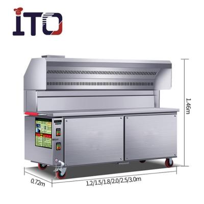 China Easily Assembled Mobile BBQ Industrial Kitchen Truck Pizza Air Stream Stainless Steel Fast Food Machine for sale