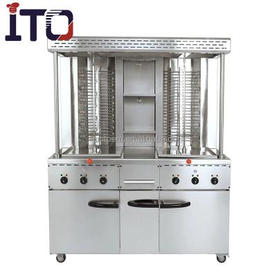 China Electric Shawarma Kebab Kebab Grill Machine with Cabinet for sale