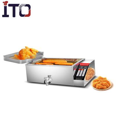 China Industrial Kitchen Equipment Hot Sale Automatic Intelligent Electric Deep Fryer Machine for sale