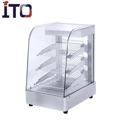 China Commercial Stainless Steel Discount Stainless Steel Food Warmer Display Showcase for sale