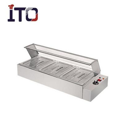 China Commercial Stainless Steel Electric Stainless Steel Table Top Bain Marie For Catering Equipment for sale