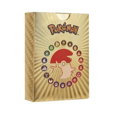 China Push Monday Battle Trade Playing Monday Charizard Pikachu Push Push Monday Game Cards Newcomer Multilingual Custom Colorful Collectible Rare Cards Cards 55pcs/set for sale