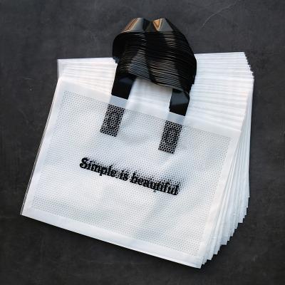 China Eco-friendly Biodegradable Gift Carry BagsCustom Clothing Shopping Compostable Shopping Bags With Handle for sale