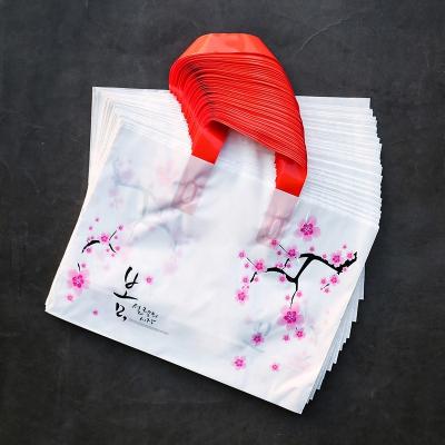 China Clothing Carry Shopping Bags Biodegradable Soft Loop Handle Bags with Logo Custom Shopiping Bags for Clothing Packing for sale