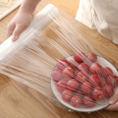 China Moisture Proof Compostables Cling Wrap Biodegradable Cling Wraps For Food Eco - Friendly Food Wrap Roll Cling Film for sale