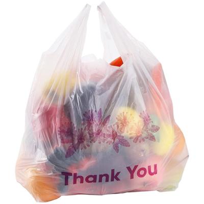 China Eco Friendly Biodegradable Pla Plastic Bags Biodegradable T Shirt Bag Biodegradable Shopping Bags for sale