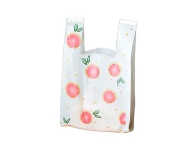 China BIODEGRADABLE Wholesale Small Size Eco-Friendly Compost Bag Custom T-Shirt Biodegradable Bag for sale