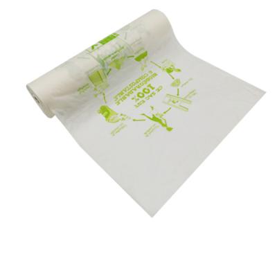 China Fruit Produce Sack Flat Bag Biodegradable Food Bags Biodegradable for sale