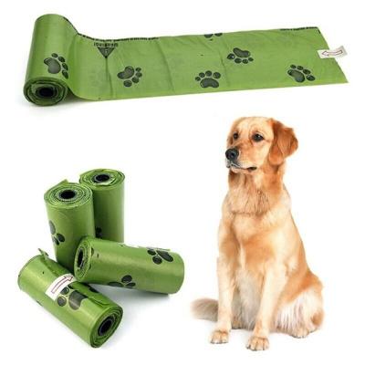 China Sustainable Custom Printed Dog Poop Bags Dispenser Custom Biodegradable Dog Poop Bags Biodegradable for sale