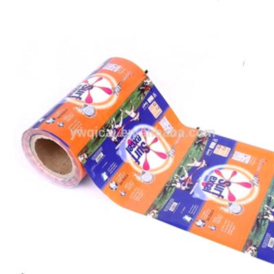 China Wholesale Custom Printing Moisture Proof LDPE OPP Plastic Film Rolls Cool Printing Liquid Packaging For Detergent Powder for sale