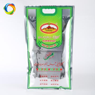 China High Quality Low Price Recyclable Hot Selling Custom Printing Green Border Plastic Packaging Bag for sale