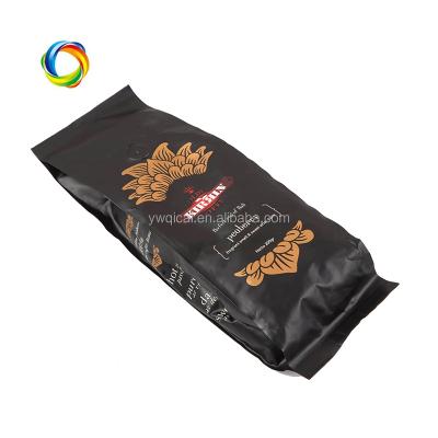 China Latest Promotion Price Recyclable Wholesale Custom Printed Matte Black Stand Up Pouch Coffee Bean Packaging Bag for sale