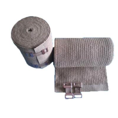 China Eco - Friendly Surgical Elastic Bandages , Made Of High Elastic Spandex 7.5cm*450cm Bandage With Clips for sale