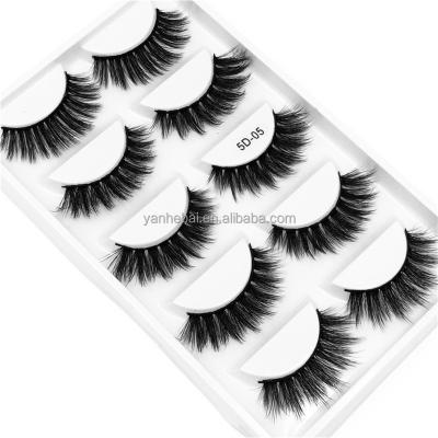 China Thick Hot Selling FG Series Styles 5 Pairs Mink Fur False Lashes Private Label Professional Imitated Eyelash Wholesale for sale