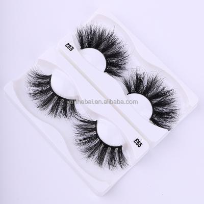 China Different ladies 3d Mink Fur Handmade Eyelashes Vendor private label volume eyelash wholesale thick 25mm Mink Eyelashes 5d for sale