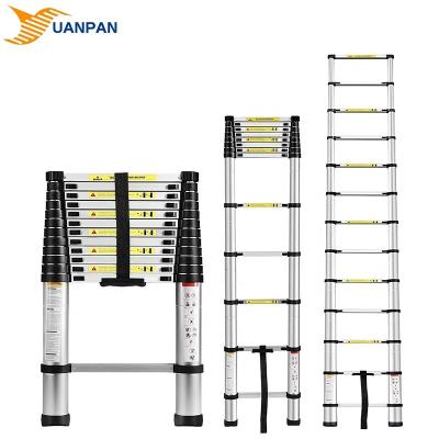 China 13Steps 12.5FT 3.8m Folding Ladders Safety Step Ladders Aluminum Lock, Foldable Aluminum Ladder for sale