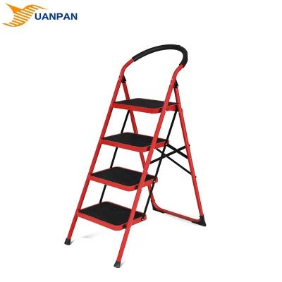 China Outdoor Folding Ladders Iron Outdoor Stairs Metal Fire Escape Stairs Library Ladders Material for sale