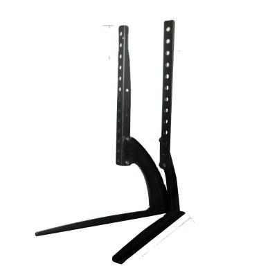 China Living Room 26-37 Universal Black Metal 45kg Cold Rolled Steel LCD TV Base Support for sale