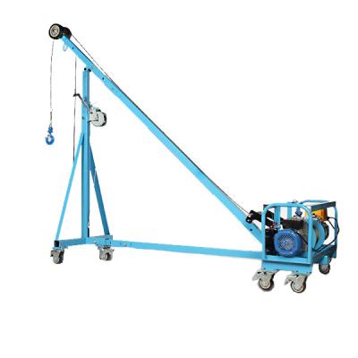 China Small Durable Custom Foldable Electric Motor Crane Lifting Arm For Lifting Glass Door for sale