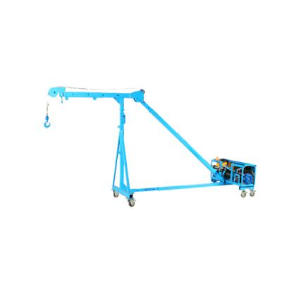 China Wholesale Durable 0.5ton To 1 Ton Foldable Stretch Shop Crane For Glass Door Construction Lift for sale