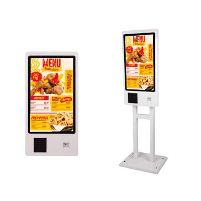 China Hardware 24 27 Factory Customizable SDK 32 Inch Fast Food Catering Menu Self-Order Self-Service Machine Payment Ordering Kiosk for sale