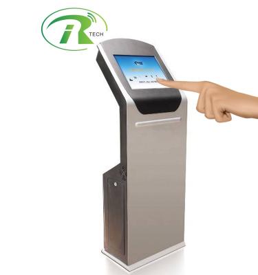 China Bank/Hospital/Restaurant/Government Floor Stand Ticket Dispenser And So On With LED Display Bank Machine Customer Queue Waiting System Equipment For Electronic Queue for sale