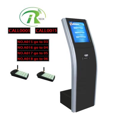 China Customer Flow Control As Bank/Hospital China Supplier...17 Inch Ticket Machine Queue Number Token Queue Management for sale