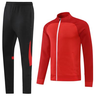 China Men's Winter Sportswear Breathable Running Suits 2 Pcs Simple Polyester Sweatsuits For Men for sale