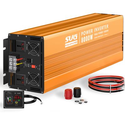 China 8000w 120VDC to 110VAC Solar Power System Home Off Grid Power Inverter 8kw Pure Sine Wave Inverters Inverters for sale