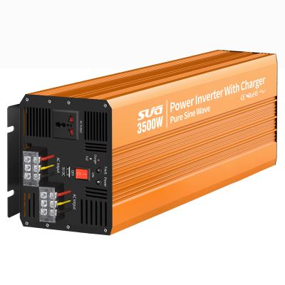 China Solar System DC to AC Power Inverter 2000w 3000w 3500w Pure Sine Wave Inverters with Charger for sale