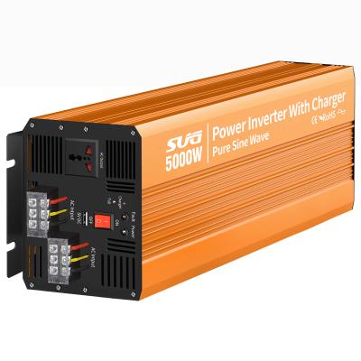 China Solar System Pure Sine Wave Inverter With 5000w High Frequency 4000w AC Charger For Desktop for sale